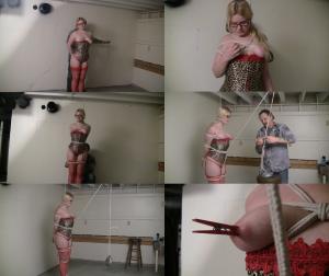 brendasbound.com - Bound And Crotch Roped thumbnail